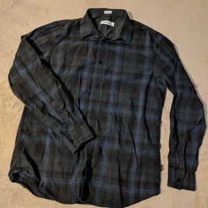Calvin Klien Plaid Button Down